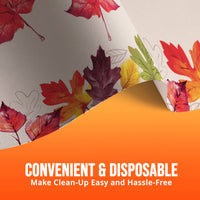 Falling Foliage Plastic Tablecover 54