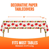 Falling Foliage Plastic Tablecover 54