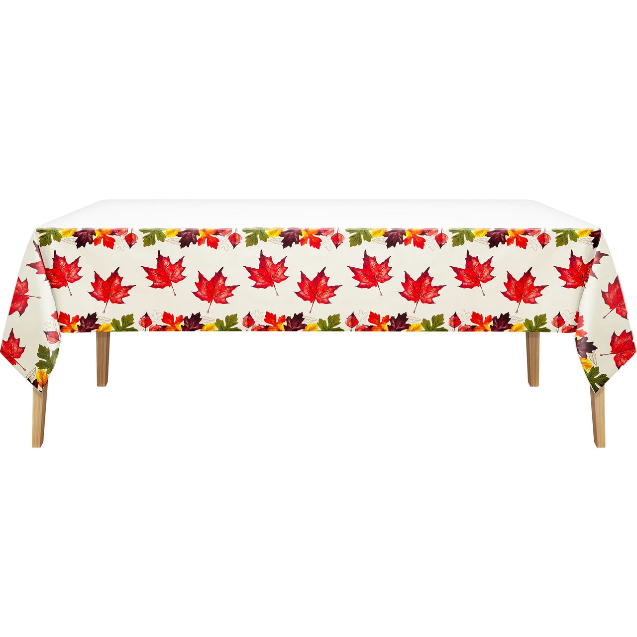 Falling Foliage Plastic Tablecover 54" x 96"