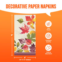 Falling Foliage Guest Towels (16/Pkg)