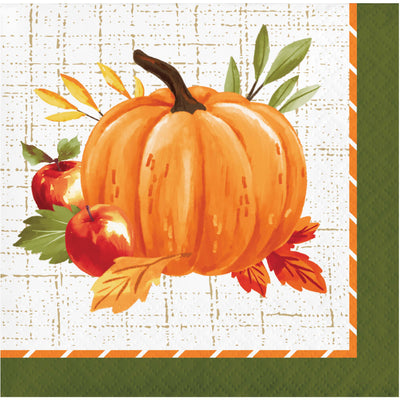 Autumn Orchard Beverage Napkins