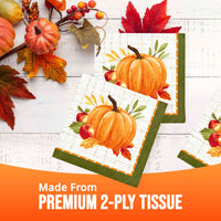 Autumn Orchard Beverage Napkins (16/Pkg)