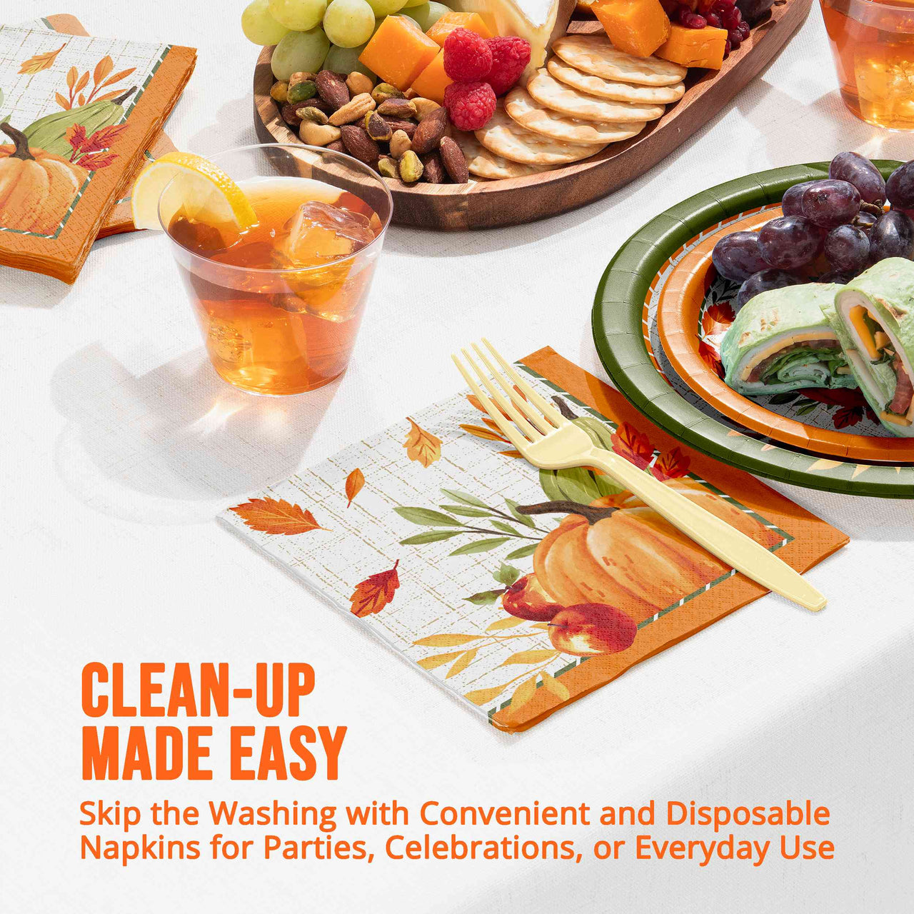 Autumn Orchard Luncheon Napkins (16/Pkg)