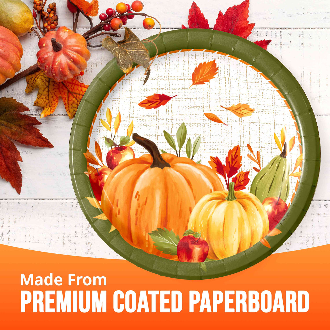 Autumn Orchard Dinner Plates 9" (8/Pkg)