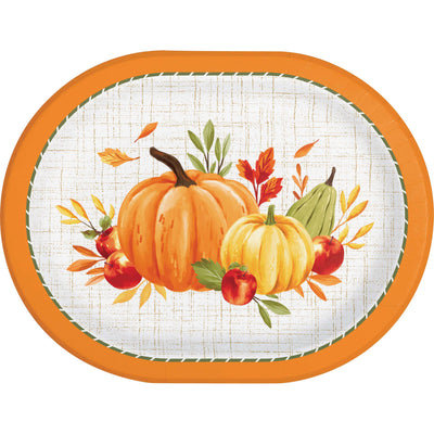 Autumn Orchard Oval Platters 12"