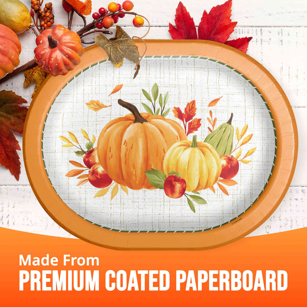 Autumn Orchard Oval Platters 12" (8/Pkg)