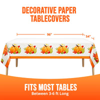 Autumn Orchard Plastic Tablecover 54