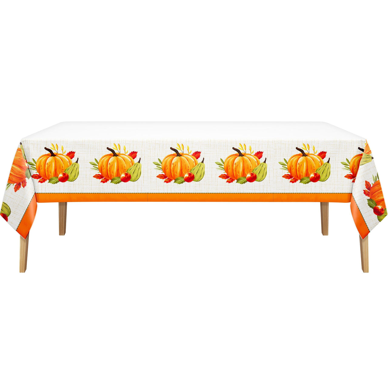 Autumn Orchard Plastic Tablecover 54" x 96"