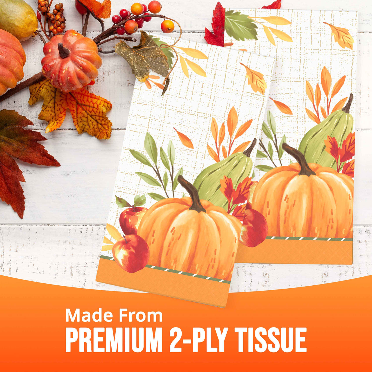 Autumn Orchard Guest Towels (16/Pkg)