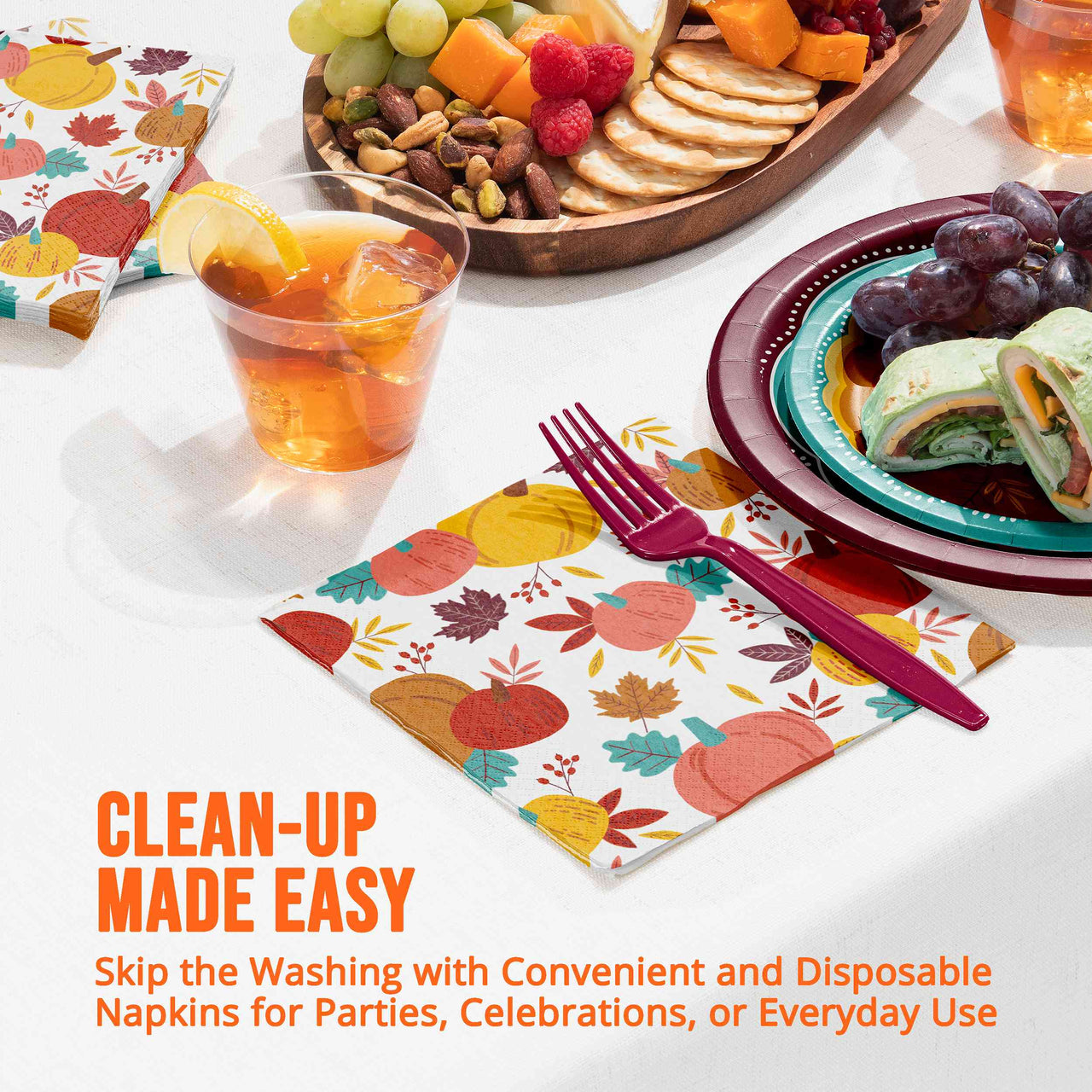 Turkey Treat Luncheon Napkins (16/Pkg)