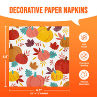 Turkey Treat Luncheon Napkins (16/Pkg)