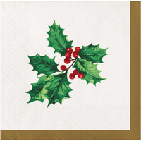 Holly Haven Beverage Napkins