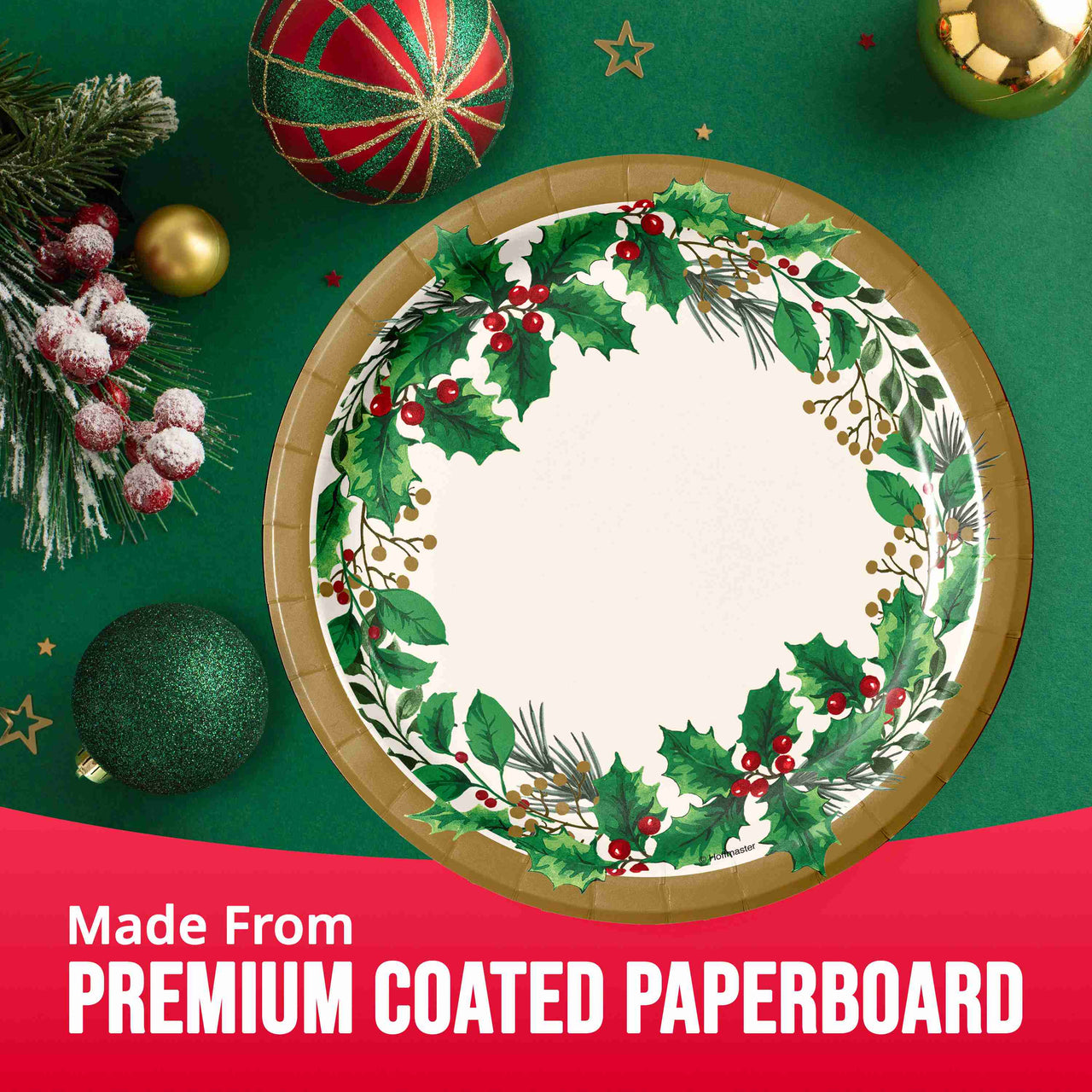 Holly Haven Luncheon Plates 7" (8/Pkg)