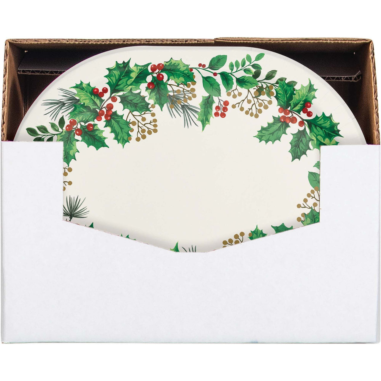 Holly Haven Oval Platters 12" (8/Pkg)