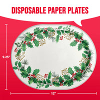 Holly Haven Oval Platters 12