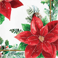 Christmas Blossom Luncheon Napkins