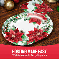 Christmas Blossom Oval Platters 12