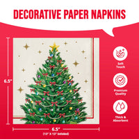 Sparkling Spruce Luncheon Napkins (16/Pkg)