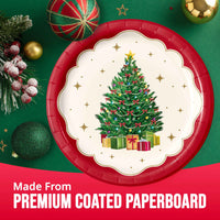 Sparkling Spruce Dinner Plates 9