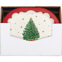 Sparkling Spruce Oval Platters 12