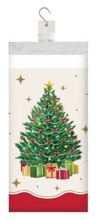 Sparkling Spruce Plastic Tablecover 54