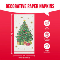 Sparkling Spruce Guest Towels (16/Pkg)