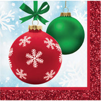Holiday Glimmer Beverage Napkins