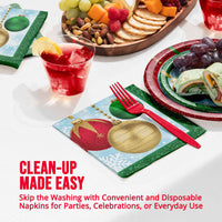 Holiday Glimmer Luncheon Napkins (16/Pkg)