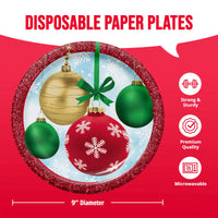 Holiday Glimmer Dinner Plates 9