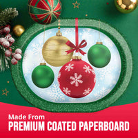Holiday Glimmer Oval Platters 12