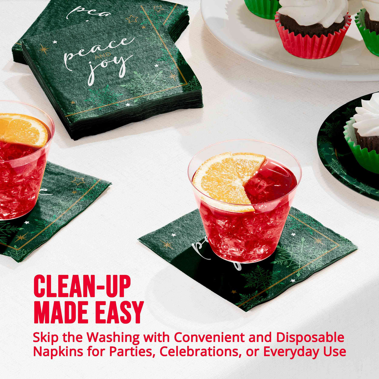 Winter Woods Beverage Napkins (16/Pkg)