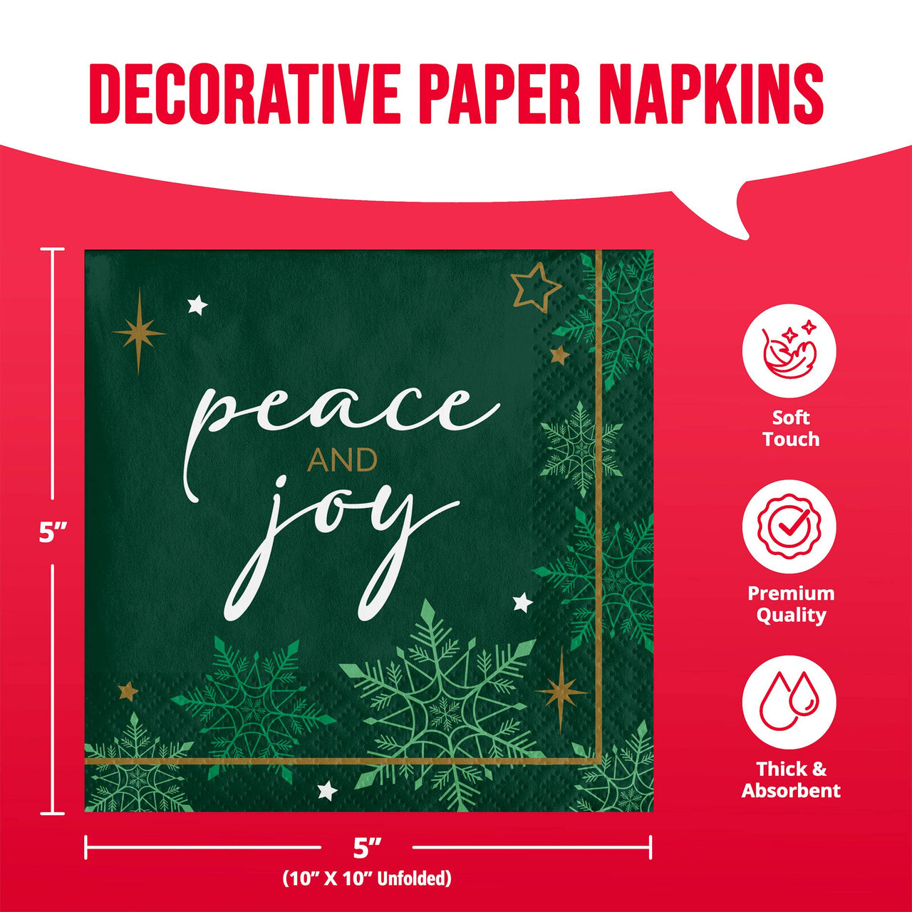 Winter Woods Beverage Napkins (16/Pkg)