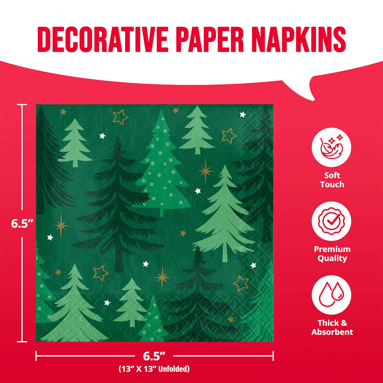 Winter Woods Luncheon Napkins (16/Pkg)