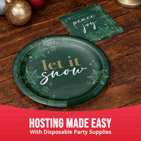 Winter Woods Dinner Plates 9