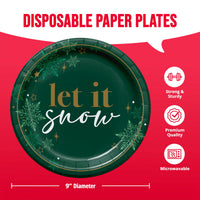 Winter Woods Dinner Plates 9