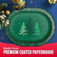 Winter Woods Oval Platters 12