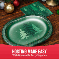 Winter Woods Oval Platters 12