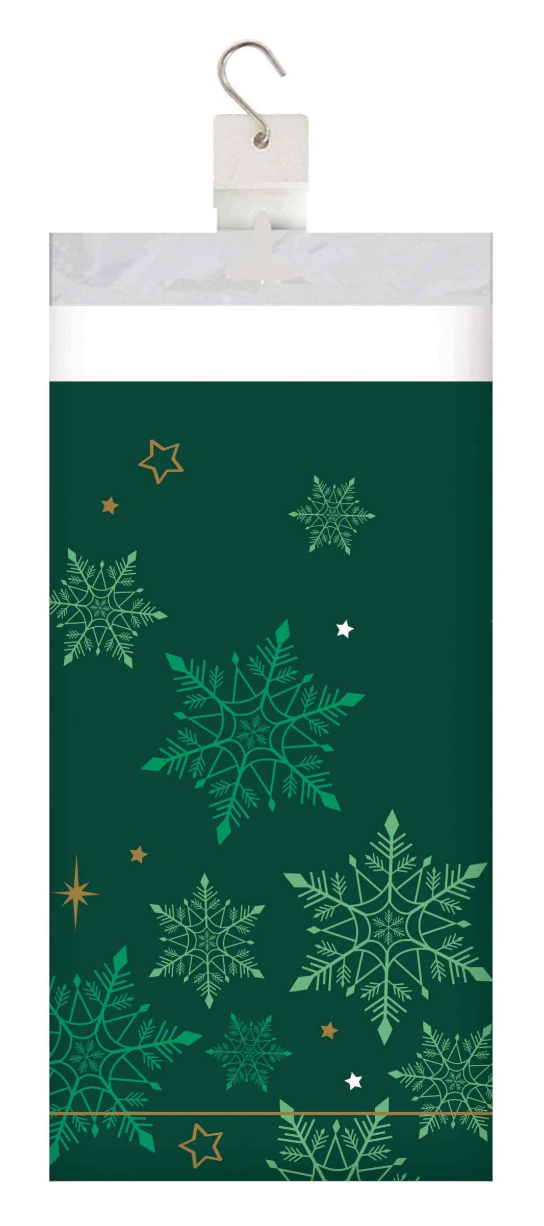 Winter Woods Plastic Tablecover 54" x 96"