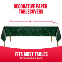 Winter Woods Plastic Tablecover 54