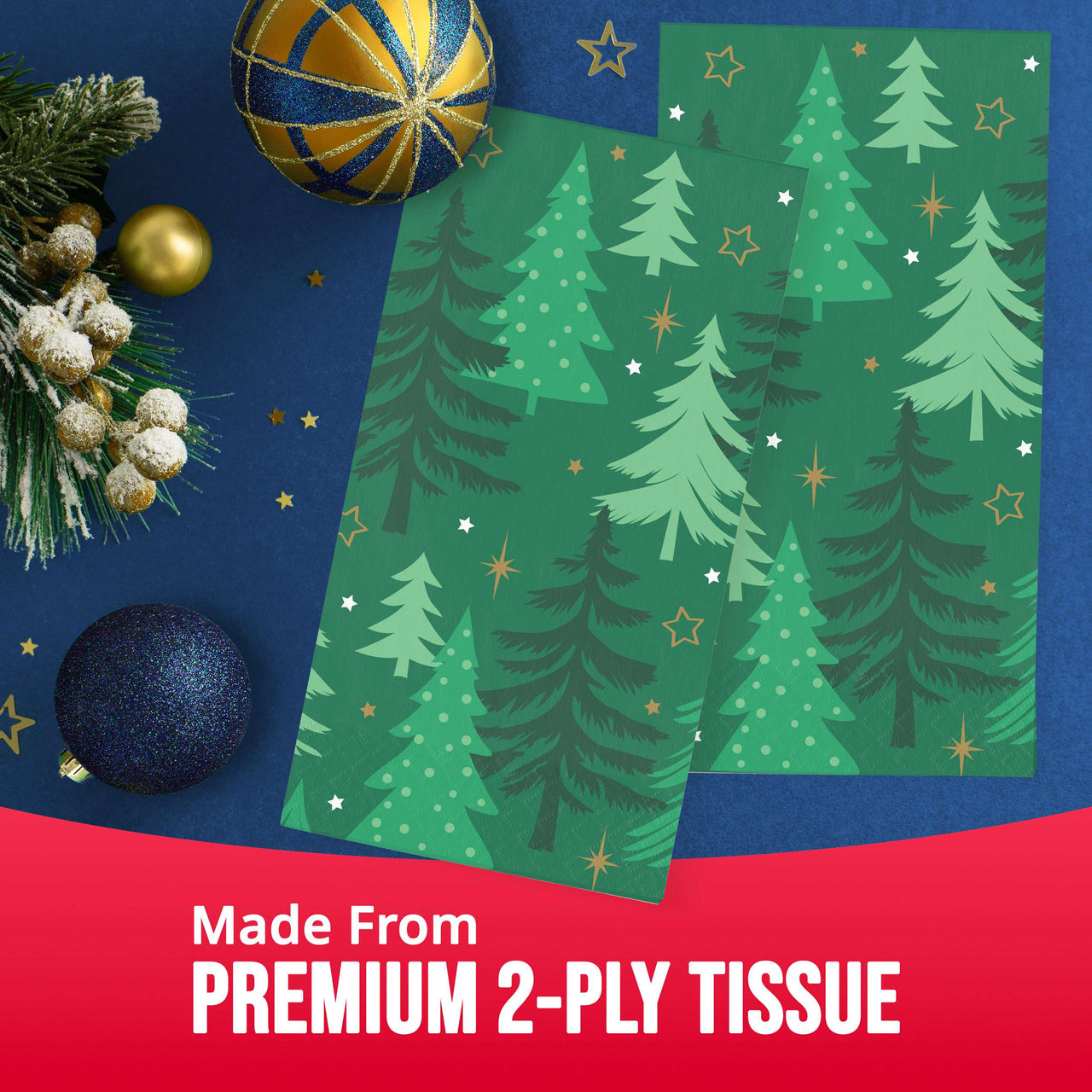 Winter Woods Guest Towels (16/Pkg)