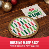 Holiday Hues Oh What Fun Beverage Napkins (16/Pkg)