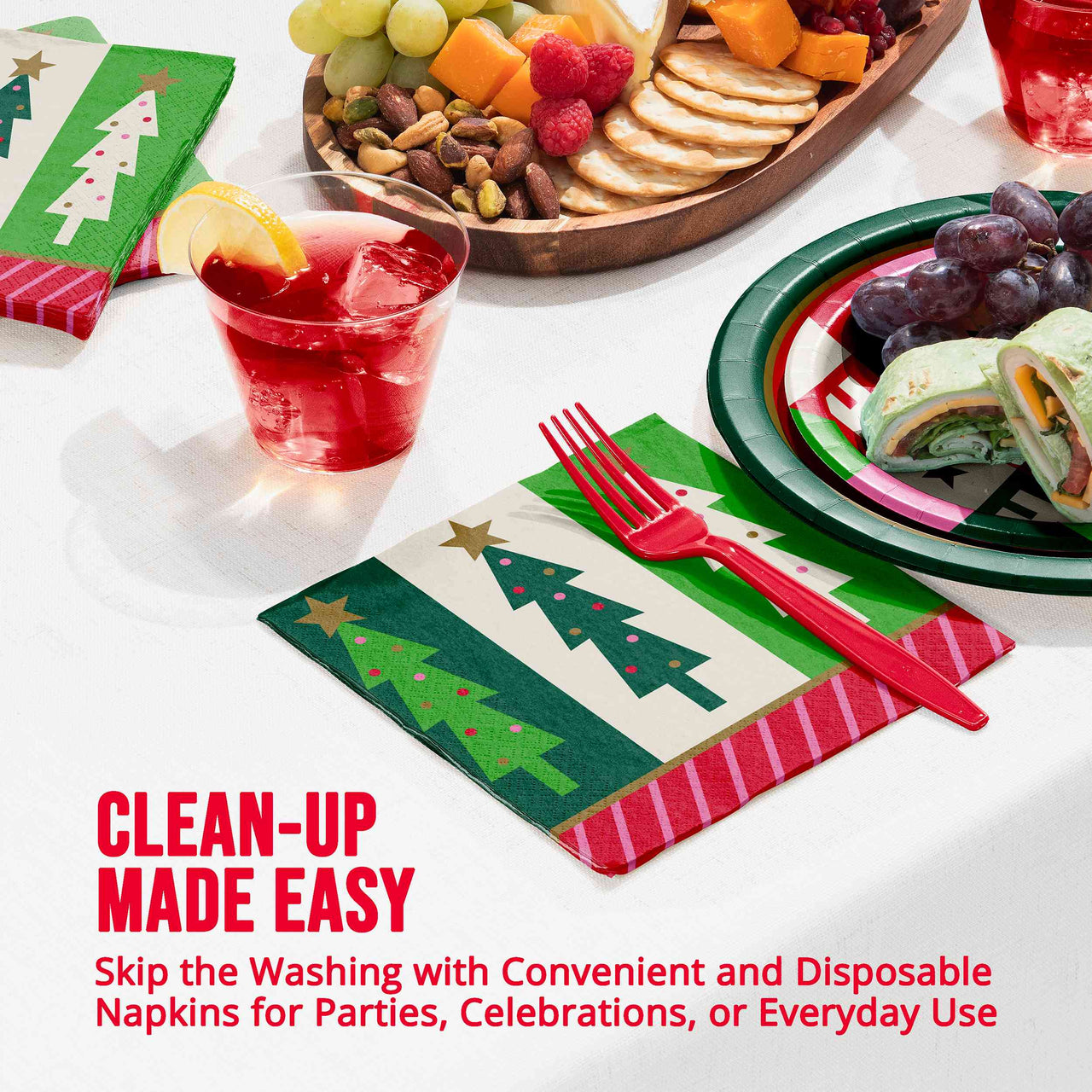 Holiday Hues Luncheon Napkins (16/Pkg)