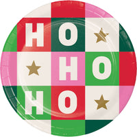 Holiday Hues Ho Ho Ho Luncheon Plates 7