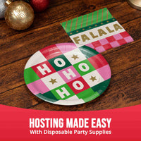 Holiday Hues Ho Ho Ho Luncheon Plates 7