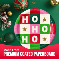 Holiday Hues Ho Ho Ho Luncheon Plates 7
