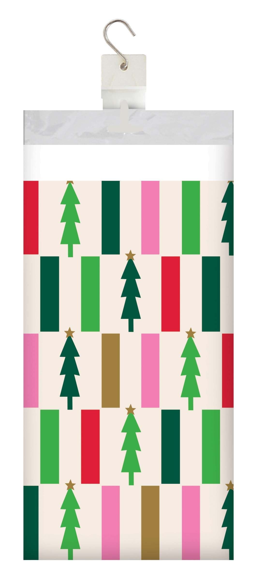 Holiday Hues Plastic Tablecover 54" x 96"