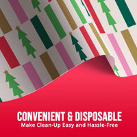 Holiday Hues Plastic Tablecover 54