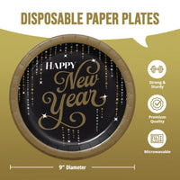 Dazzling Midnight Dinner Plates 9