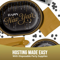 Dazzling Midnight Oval Platters 12