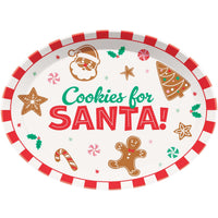 Christmas Decor Cookies Plastic Tray